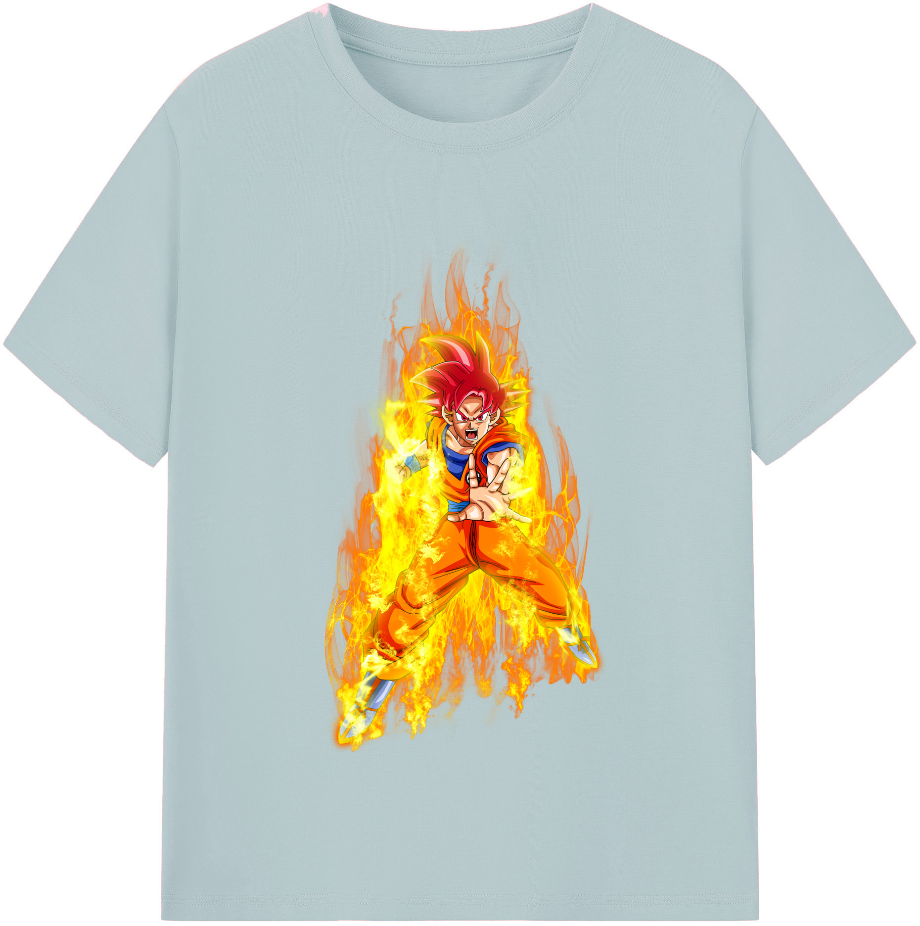 （画像用） ドラゴンボール 孫悟空（そん ごくう）Son Goku カカロット DRAGON BALL Kakarotto 綿100％半袖Tシャツ（フロントプリント）